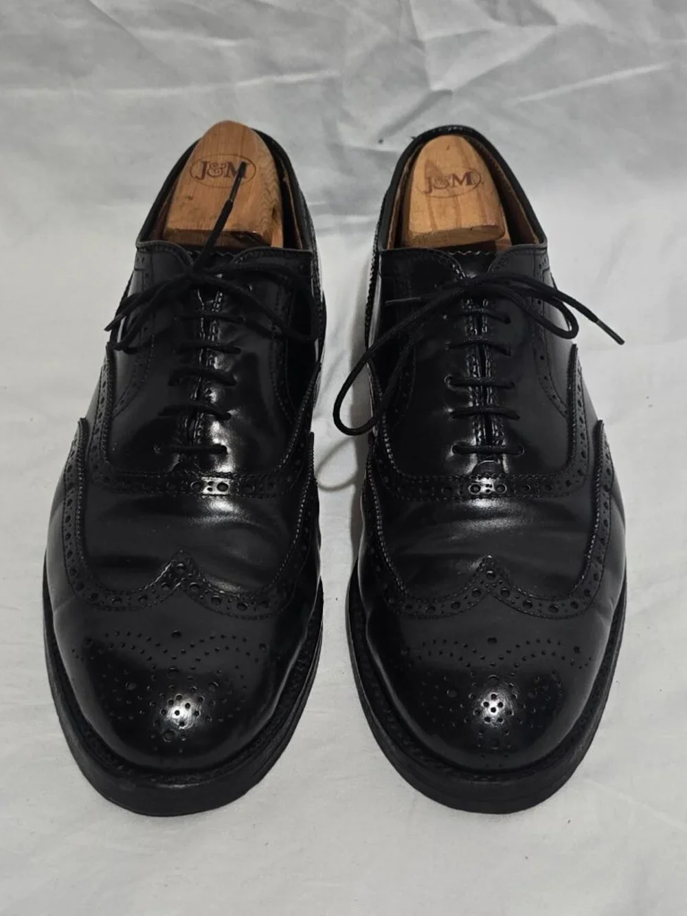 Alden New England Wingtip Oxford - Black - Sz 7 1/2 US